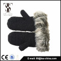 Fashion warm faux fur winter women gloves